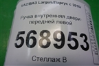 Ручка внутренняя двери передней левой (8200733848) для VAZ Largus/Ларгус с 2012-2024г