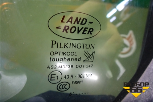 Стекло двери задней левой форточка для Land Rover Discovery 3 с 2004-2009г