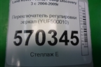 Переключатель регулировки зеркал (YUF500010) для Land Rover Discovery 3 с 2004-2009г