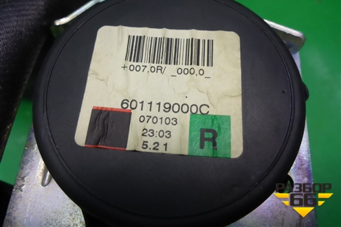 Ремень безопасности передний правый (EVB500960PMA) для Land Rover Discovery 3 с 2004-2009г