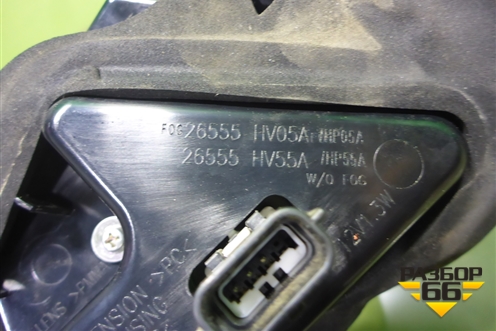 Фонарь задний внутренний левый (после 2019г) (26555HV05A) для Nissan Qashqai (J11E) с 2013г