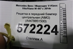 Решетка в передний бампер центральная (AMG) (A4478851500) для Mercedes Benz V-Klass Vito/Viano W 447 с 2014г
