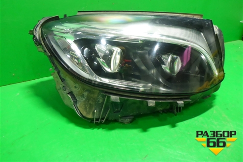Фара правая (до 2019г Full Led две линзы адаптивная без блоков) (A2539060401) для Mercedes Benz GLC-Klass X253  с 2015г