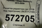 Решетка радиатора (до 2018г под парктроник) (86351F2100) для Hyundai Elantra 6 с 2015-2020г