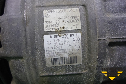 Компрессор кондиционера (4.7л M278) (A0022306211) для Mercedes Benz S-Klass W221 с 2005-2013г