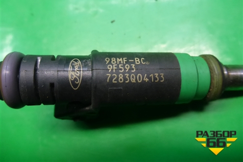 Форсунка инжекторная электрическая (1.4л FXJA) (98MFBC9F593) для Ford Fusion с 2002г