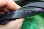 Уплотнитель двери задней правой (1Z5867367K) для Skoda Octavia (А5) с 2004-2013г