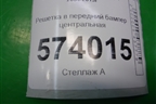 Решетка в передний бампер центральная (после 2009г) (1ZU853677) для Skoda Octavia (А5) с 2004-2013г
