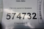 Петля капота правая для Nissan Bluebird Sylphy с 2000-2005г