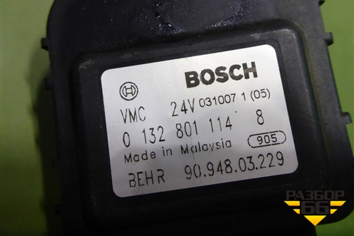 Моторчик заслонки отопителя (01328011148) для Mercedes Benz  TRUCK Actros I с 1996-2002г