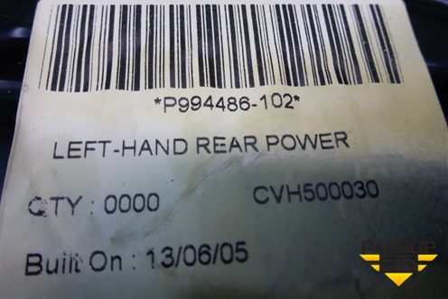 Стеклоподъёмник электрический задний левый (CVH500030) для Land Rover Range Rover Sport с 2005-2012г