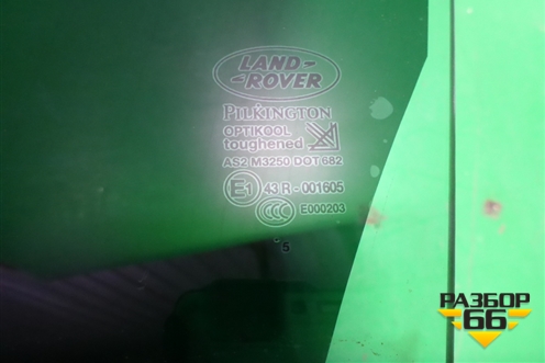 Стекло двери передней левой (не пакет) для Land Rover Range Rover Sport с 2005-2012г
