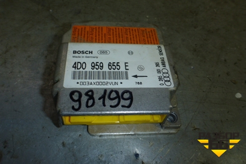 Блок управления AIR BAG (4d0959655e) для Audi A8 с 1998-2003г (4D0959655E)