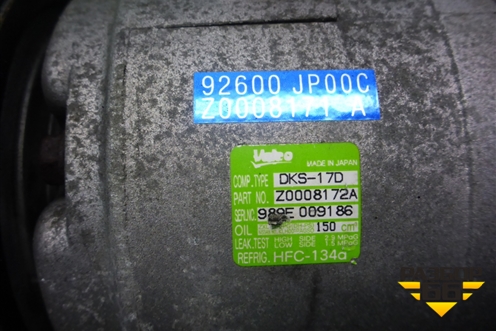 Компрессор кондиционера (2,5л VQ25DE) (92600JP00C) для Nissan Teana (J32) с 2008-2013г