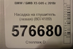 Насадка на глушитель (левая) (8074189) для BMW X5 G05 с 2018г