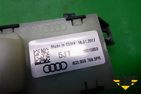 Модуль кнопок (двери передней левой памяти сиденья) (4G0959769) для Audi A6 (C7) с 2011-2018г