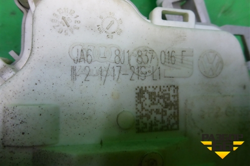 Замок двери передней правой (8J1837016E) для Audi A6 (C7) с 2011-2018г