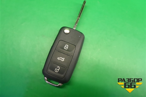 Ключ зажигания (3T0837202H) для Skoda Octavia (А5) с 2004-2013г