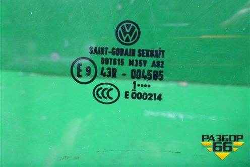 Стекло двери передней правой для Volkswagen Jetta с 2010-2019г