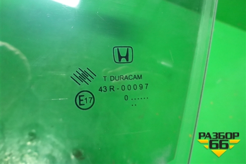 Стекло двери передней левой (2010г) для Honda Civic 4D с 2006-2012г