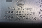 Воздуховод отопителя (565857509) для Skoda Karoq с 2017г
