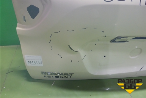 Дверь багажника без стекла (901002357R) для Renault Kaptur с 2016г