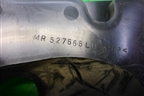 Кожух рулевой колонки (нижний на пол) (MR527666) для Mitsubishi Lancer-9  с 2003-2008г