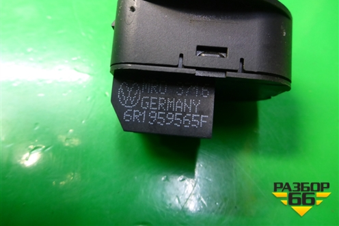 Переключатель регулировки зеркал (6R1959565F) для Volkswagen Polo (седан) с 2010г
