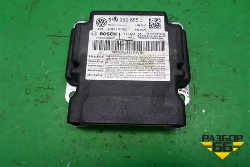 Блок управления AIR BAG (6R0959655J) для Volkswagen Polo (седан) с 2010г