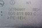 Воздуховод отопителя (центральный) (6Q0819803C) для Volkswagen Polo (седан) с 2010г