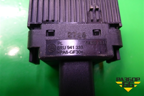 Переключатель корректора фар (6RU941333) для Volkswagen Polo (седан) с 2010г