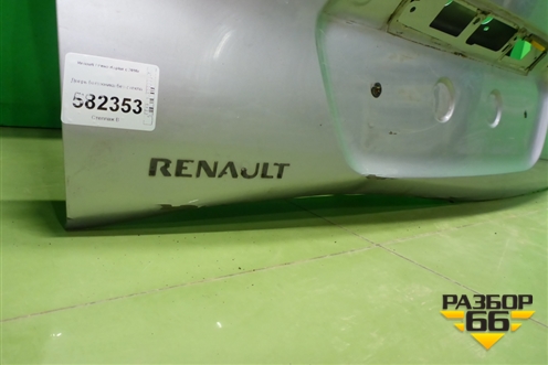 Дверь багажника без стекла (901002357R) для Renault Kaptur с 2016г