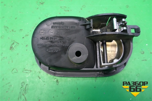 Ручка внутренняя двери задней правой (6S61A22600AAW) для Ford Fusion с 2002г