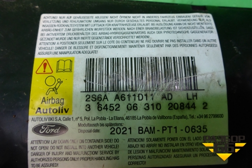 Подушка безопасности в сидение (левая) (2S6AA611D11AD) для Ford Fusion с 2002г