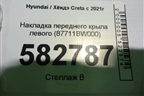 Накладка переднего крыла левого (87711BW000) для Hyundai Creta с 2021г