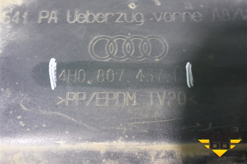 Бампер передний (после 2013г под парктроник и омыватели) (4H0807437F) для Audi A8 с 2009-2017г