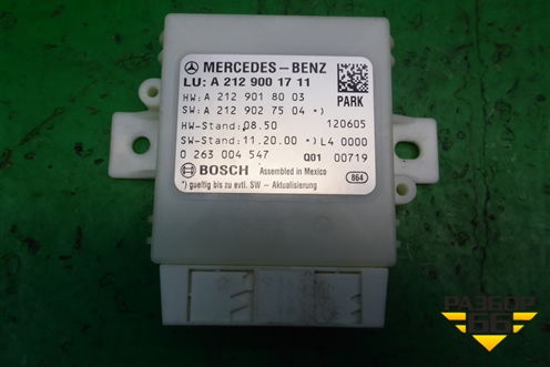 Блок управления парктроником (A2129001711) для Mercedes Benz E-Klass W212 с 2009-2016г