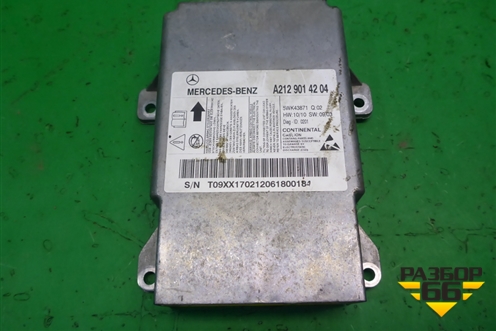 Блок управления AIR BAG (A2129014204) для Mercedes Benz E-Klass W212 с 2009-2016г