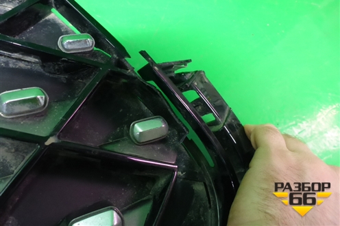 Решетка радиатора (под камеру) (602001387AA) для Chery Tiggo 7 Pro с 2019г (Тиго 7 Про)