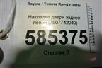 Накладка двери задней правой (7507742040) для Toyota Rav-4 с 2018г