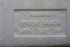 Наполнитель заднего бампера (850901AA0A) для Nissan Murano (Z51) с 2007-2015г