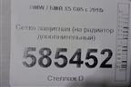 Сетка защитная (на радиатор дополнительный) (17128472306) для BMW X5 G05 с 2018г