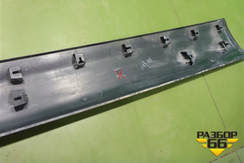 Накладка двери передней правой (80870BM90B) для Nissan Qashqai (J11E) с 2013г