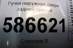 Ручка наружная двери задней правой для Renault Logan с 2004-2015г