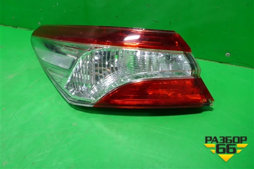 Фонарь задний наружный левый (галоген) (8156133660) для Toyota Camry V70 с 2017г