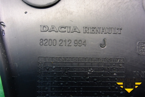 Обшивка стойки задняя верхняя левая (8200212994) для Renault Logan с 2004-2015г