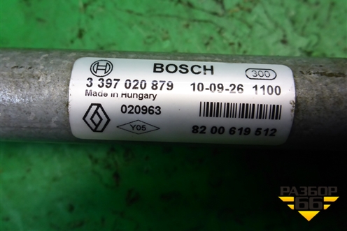 Трапеция стеклоочистителей (8200619512) для Renault Logan с 2004-2015г