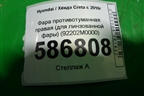 Фара противотуманная правая (для линзованной фары) (92202M0000) для Hyundai Creta с 2016г