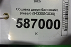 Обшивка двери багажника (левая) (94330SG030) для Subaru Forester (S13) с 2012г