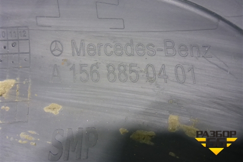 Накладка переднего бампера правая (после 2017г) (A1568850401) для Mercedes Benz GLA-Klass X156 с 2014г